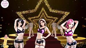 Kpop stars put on an erotic show for fans