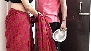 Indian bhabhi feeds milk then gets fucked like doggy