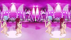 suimari does vr180 mmd dance