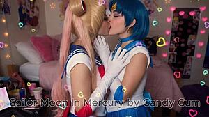 ai sailor moon in mercury cosplay by candy cum