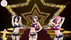 Kpop stars put on an erotic show for fans