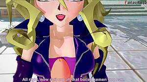 Mai Valentine Performs Blowjob In Yu Gi Oh Fantasy