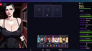 Playing a risky hentai game in public library