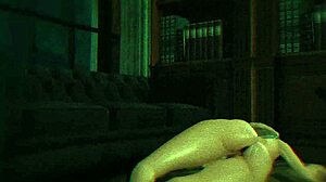 Naughty student is enjoying a big cock while the librarian watch