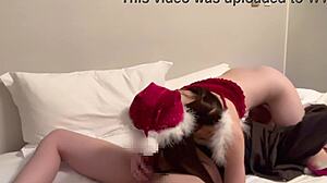 Personal christmas santa licking and sex video