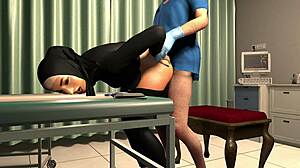 100 anal. 3d muslim girl gets assfucked by old pervert doctor