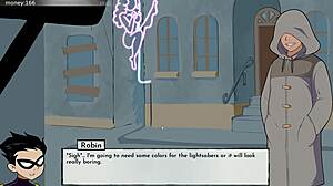 Terra Performing Pole Dance In Teen Titans Parody Animation