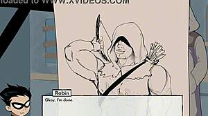 Terra Performing Pole Dance In Teen Titans Parody Animation