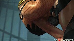 Does this young blonde get fucked hard in batman outfit?