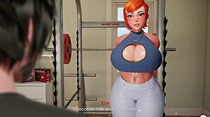 Mansion days taboo hentai game ep 5 fucking stepmom deepthroat in the laudry room while her daughters are in the room next door