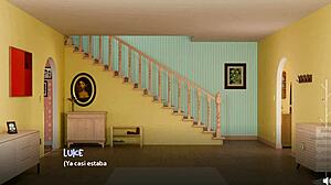 Meeting my sexy stepmom and stepsis in game