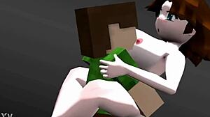 Sammy and Sam stand together in 3d animation