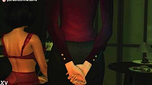 Busty milf fucks her bestfriends son in the sims 4