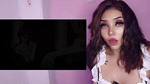 Perverted student fucks teacher at school in hentai