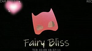 Horniest student fairy bliss cums during dildo masturbation