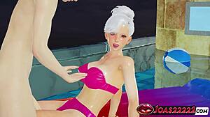 Sexy wet blonde murasaki in pool rule34 sensual massage