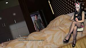 golden boy plays with pink vibrator