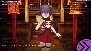 Witch gets trained by evil demon in this game