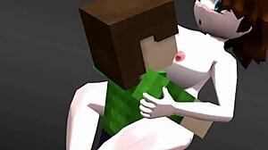 Sammy and Sam stand together in 3d animation