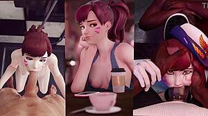 Oversluts dva and widowmaker hmv overwatch hentai compilation.
