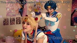 ai sailor moon in mercury cosplay by candy cum
