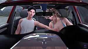 horny milf stepmom sucks stepsons big cock after workout