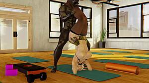 Cha hae-in fucks hard during training session