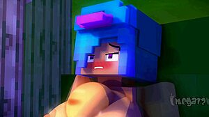 Old Man Dreams Huge Monster Cock In Minecraft