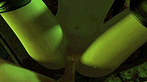 3D Sexy Slim Ada From Resident Evil Gets Spit Roasted Anal