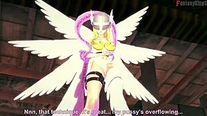 Angelwomon sucking dick fantasy scene