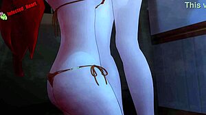 jaune and pyrrha anal sex in bikini