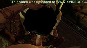 3D Sexy Slim Ada From Resident Evil Gets Spit Roasted Anal
