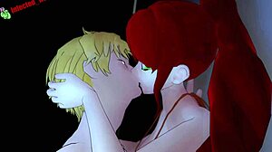 jaune and pyrrha anal sex in bikini
