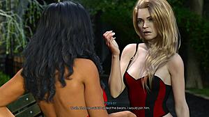 complete gameplay anna exciting affection 2 part 15 shows outdoor licking