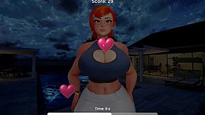 Mansion days taboo hentai game ep 6 shows my giant cock to stepsis at the gym