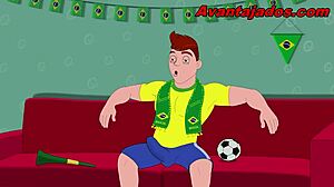Cartoon gay suruba na copa