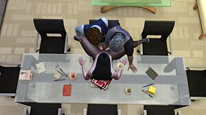 hot gangbang at the office with cumslut secretary leaves me drained