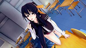 Hs dxd ntr has rias akeno begging for more