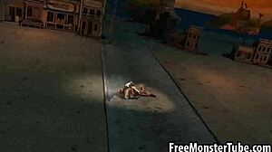 power girl got eaten and fucked