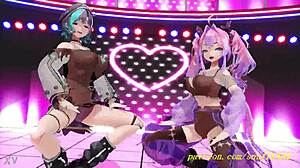 Novr mmd chihavivi dances in 3d hentai