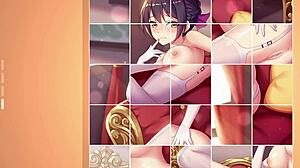 Hentai girl enjoys sexy fantasy world