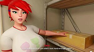 Mansion days game episode nine with redhead best friend