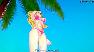 dark magician girl rides cock in bikini fantasy