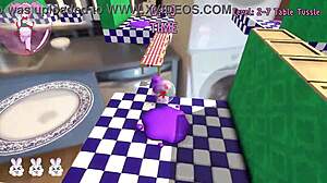 seeing marble maid touch herself in the bath