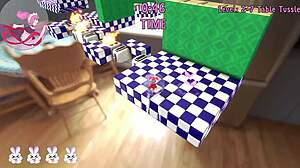 seeing marble maid touch herself in the bath