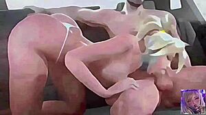 Overwatch mercy hentai gets me excitedd