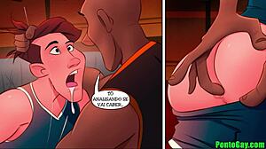 Anime Gay Love: Intense Body Clash