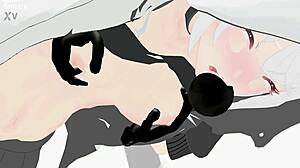 Azumaim loki hentai mmd 3d white hair clip