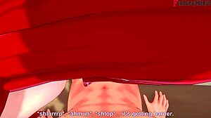 parasoul bikini beach sex 2 skullgirls full scene