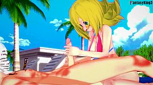 dark magician girl rides cock in bikini fantasy